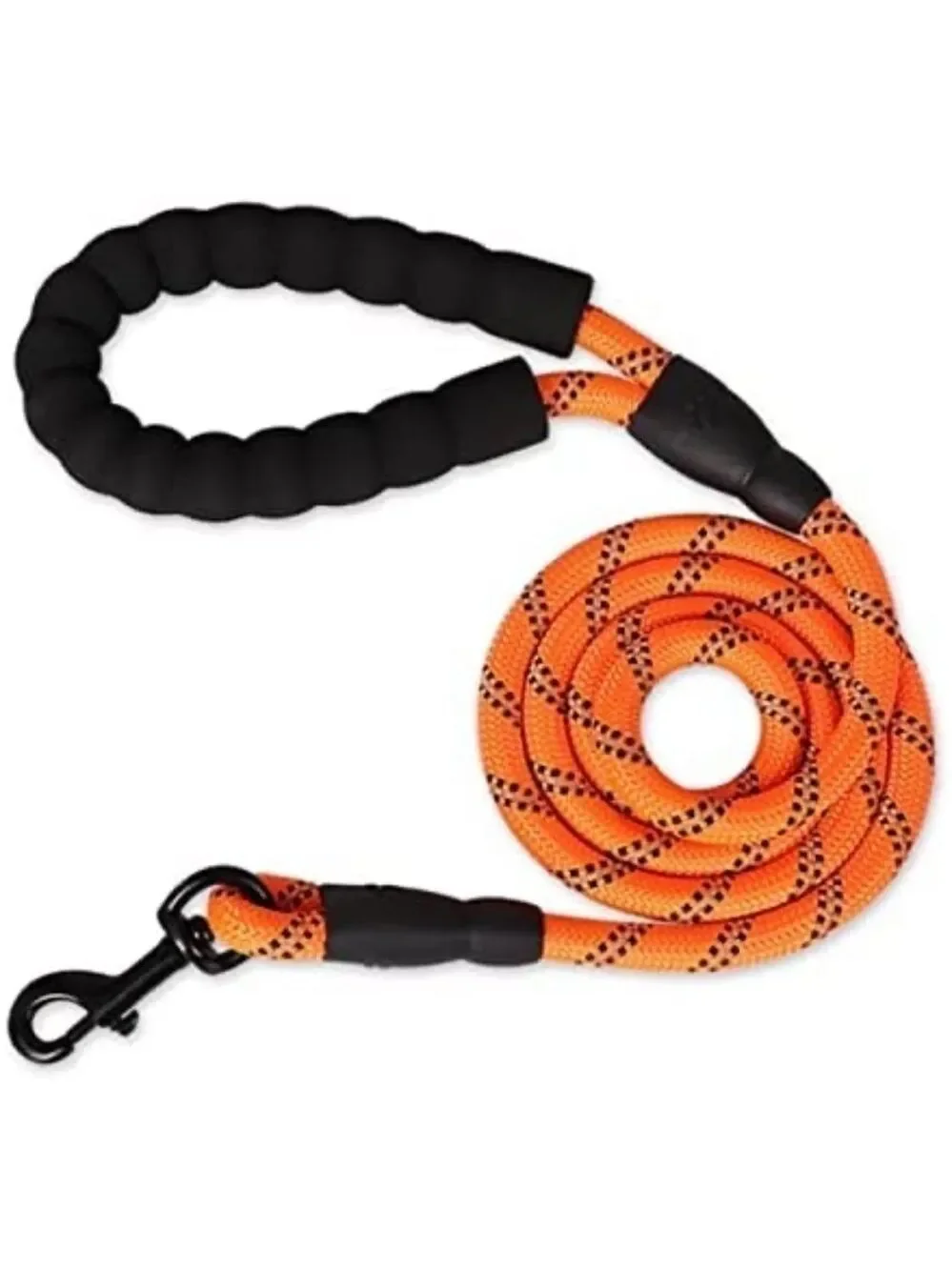 Medium Large Dog Reflective Dog Leash Orange & Black New Without‎ Tag